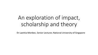 Exploring Impact, Scholarship, and Theory in Academic Engagement