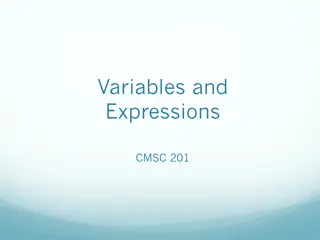 Introduction to Variables and Expressions in Python