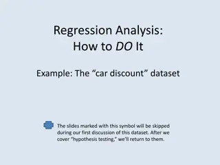 Car Purchase Discounts Through Regression Analysis