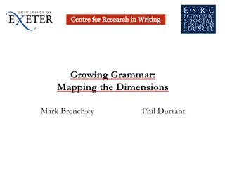 Exploring Grammar Dimensions and Writing Development Insights