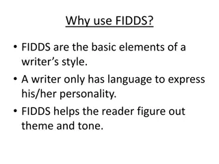 FIDDS: Elements of Writer's Style