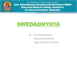 Overview of Swedadhyaaya in Ayurveda