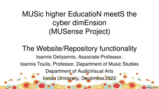 Exploring the Intersection of Music Higher Education and Technology in the MUSense Project