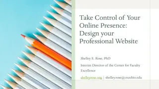 Take Control of Your Online Presence: Build a Professional Website