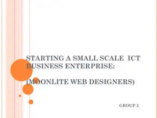 Starting a Small-Scale ICT Business Enterprise: Moonlite Web Designers