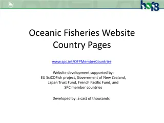 Insights into Oceanic Fisheries Website Development