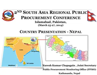 Public Procurement Reform Initiatives in Nepal