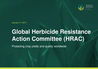 Global Herbicide Resistance Action Committee (HRAC): Protecting Crop Yields Worldwide