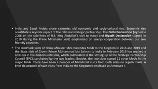 Economic and Socio-Cultural Ties Between India and Saudi Arabia