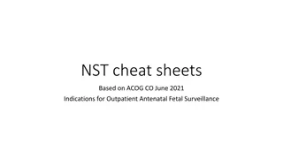 Antenatal Fetal Surveillance Recommendations Based on ACOG Guidelines June 2021