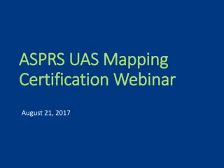 ASPRS UAS Mapping Certification Process