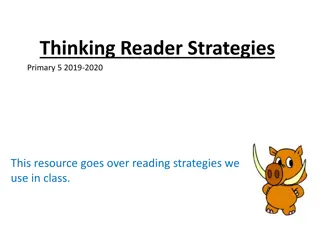 Exploring Reading Strategies for Primary Students