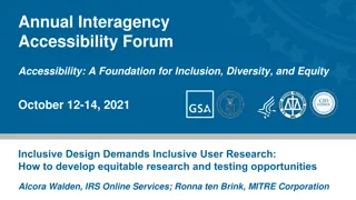 Enhancing Inclusive User Research for Accessibility and Equity