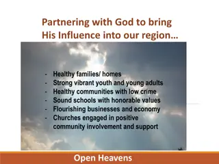 Partnering with God for Community Transformation