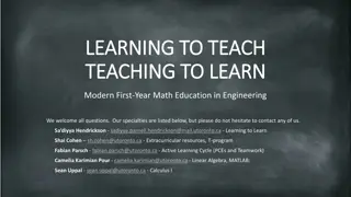 Evolution of First-Year Math Education in Engineering