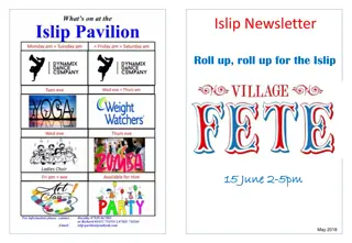 Islip Newsletter - June 2018 Edition