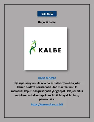 Kerja di Kalbe