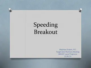 Analysis of Speeding-Related Crashes and Roadway Conditions