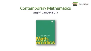 Multi-Stage Probability Experiments