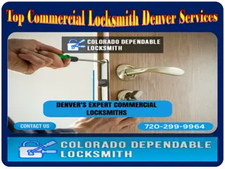 Top Commercial Locksmith Denver Services