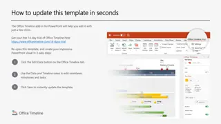 Efficient Template Updating with Office Timeline