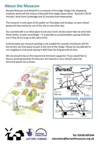 Burwell Museum and Windmill: Educational Visits and Workshops