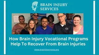 How Brain Injury Vocational Programs Help To Recover From Brain Injuries