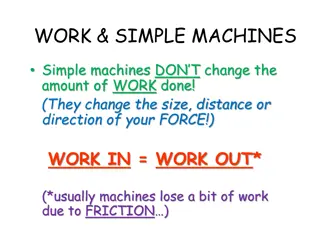 Understanding Work and Simple Machines