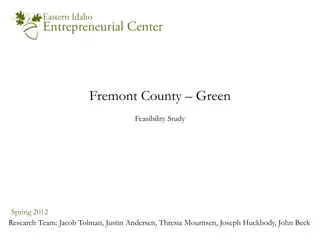 Energy Sources and Feasibility Study in Fremont County