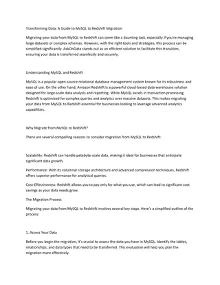 Seamless MySQL to Redshift Migration Your Essential Guide