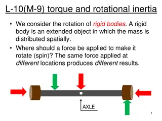 Torque and Rotational Inertia in Rigid Bodies