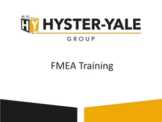 Failure Modes and Effects Analysis (FMEA) Training