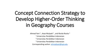 Enhancing Higher-Order Thinking in Geography Courses through Concept Connection Strategy