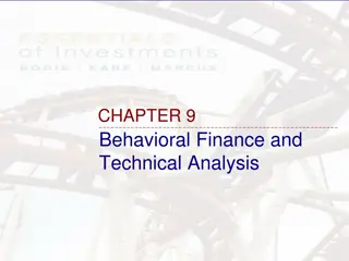 Behavioral Finance and Technical Analysis