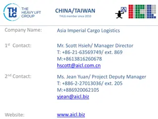 Asia Imperial Cargo Logistics - CHINA/TAIWAN THLG Member Since 2010