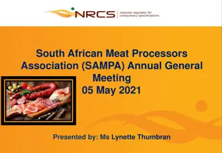 Insights from South African Meat Processors Association (SAMPA) Annual General Meeting