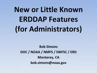 ERDDAP New Features and Updates for Administrators