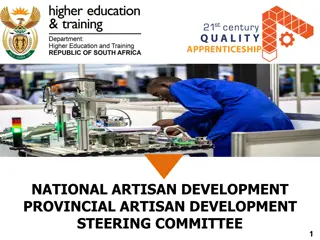 National Artisan Development and Consultation System Implementation