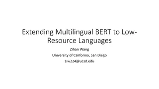 Extending Multilingual BERT to Low-Resource Languages