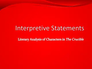 Character Analysis in 