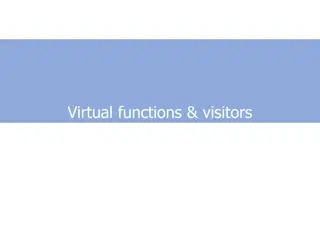 Understanding Virtual Functions and Visitor Pattern in C++