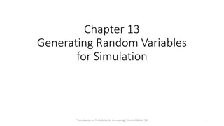 Generating Random Variables Using Inverse Transform Method