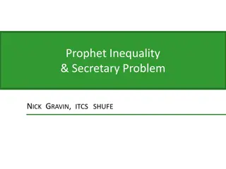 Prophet Inequality and the Secretary Problem