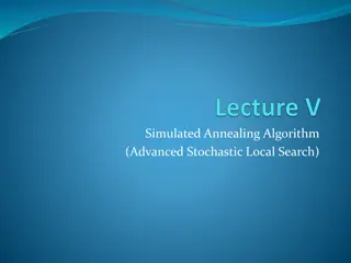 Simulated Annealing Algorithm: A Stochastic Local Search Approach