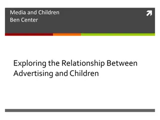 Exploring the Impact of Advertising on Children