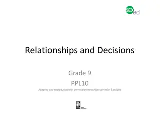 Understanding Healthy Relationships and Sexual Decisions