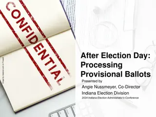 Provisional Ballots in Indiana Elections