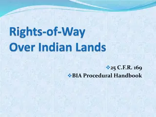 Easements and Rights-of-Way in Land Use