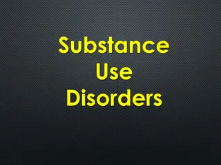 Substance Use Disorders and Associated Factors