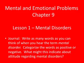 Understanding Mental Disorders and Their Impact